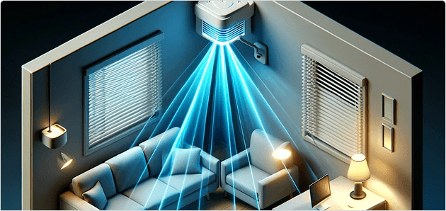 Visão de clima do sensor de presença